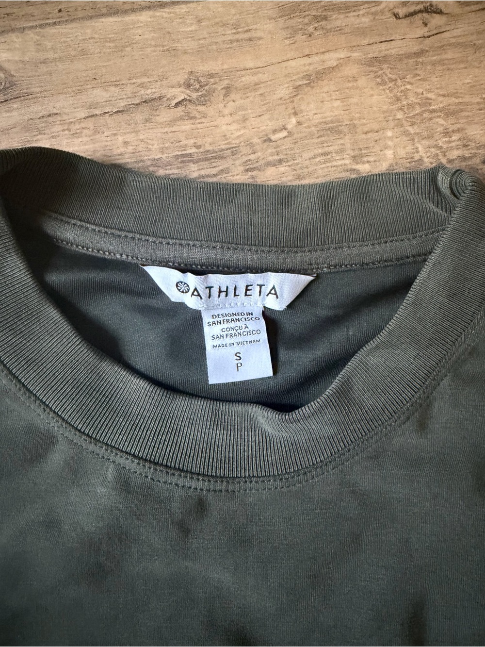 Athleta Seasoft Crewneck Sweatshirt Sage Size S - Picture 2 of 5